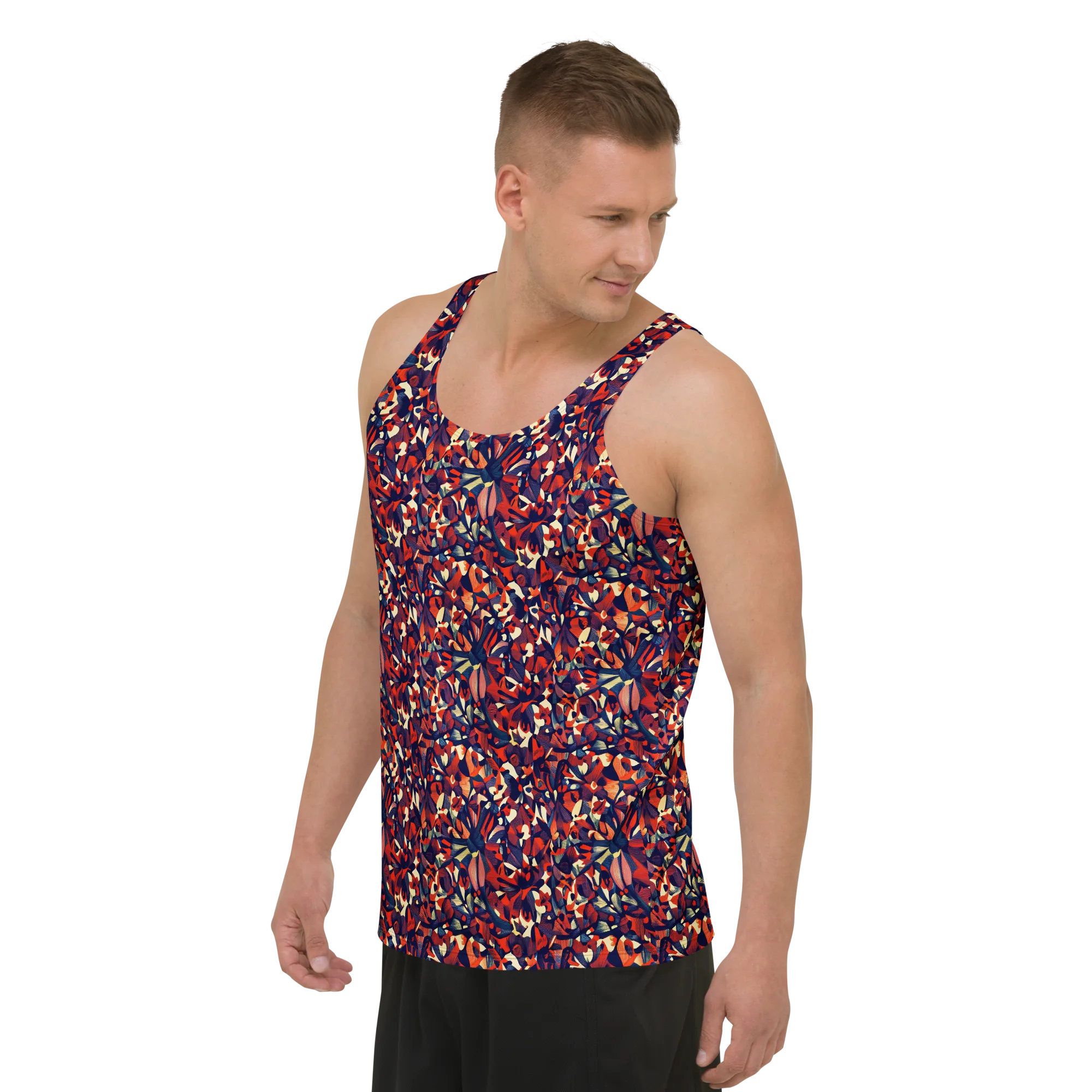 Ember Garden on Men's Tank Top — Front print