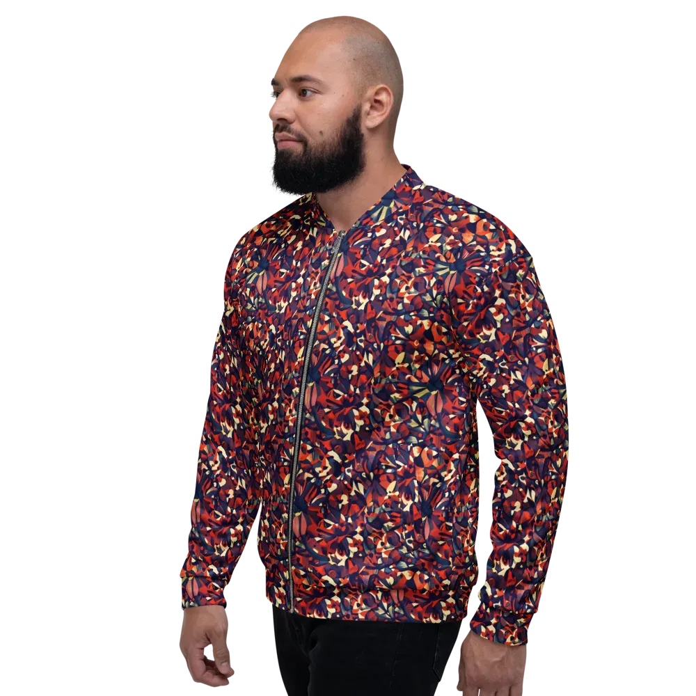 Ember Garden on Bomber Jacket — Left