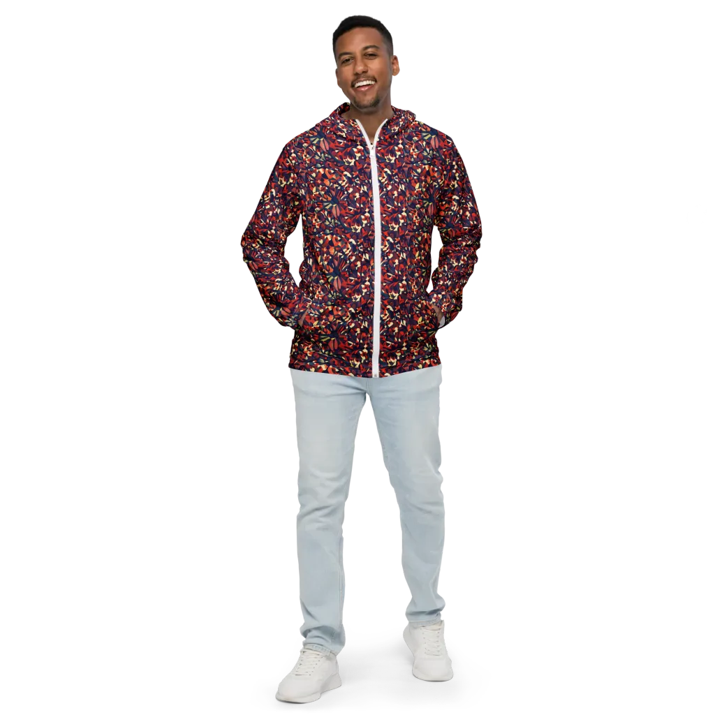 Ember Garden on Men's Windbreaker — Front