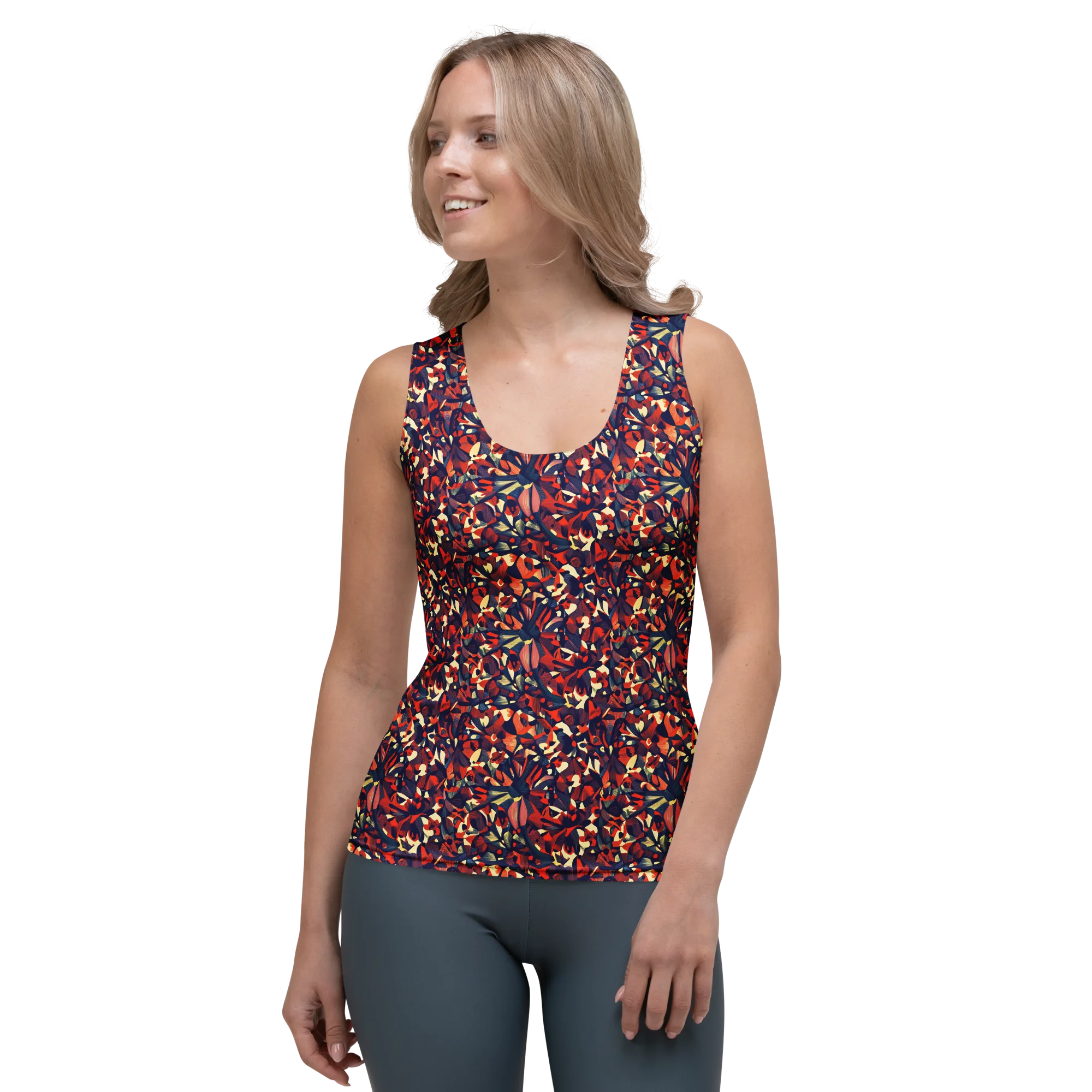 Ember Garden on Women's Tank Top — Front