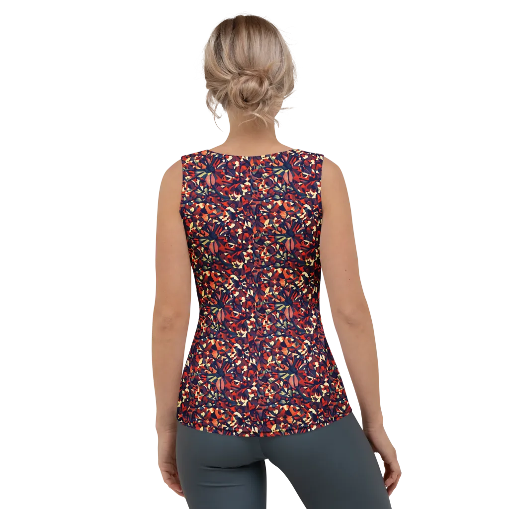Ember Garden on Women's Tank Top — Back