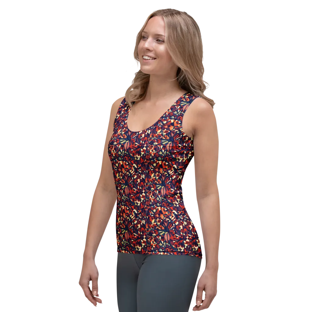 Ember Garden on Women's Tank Top — Left Front