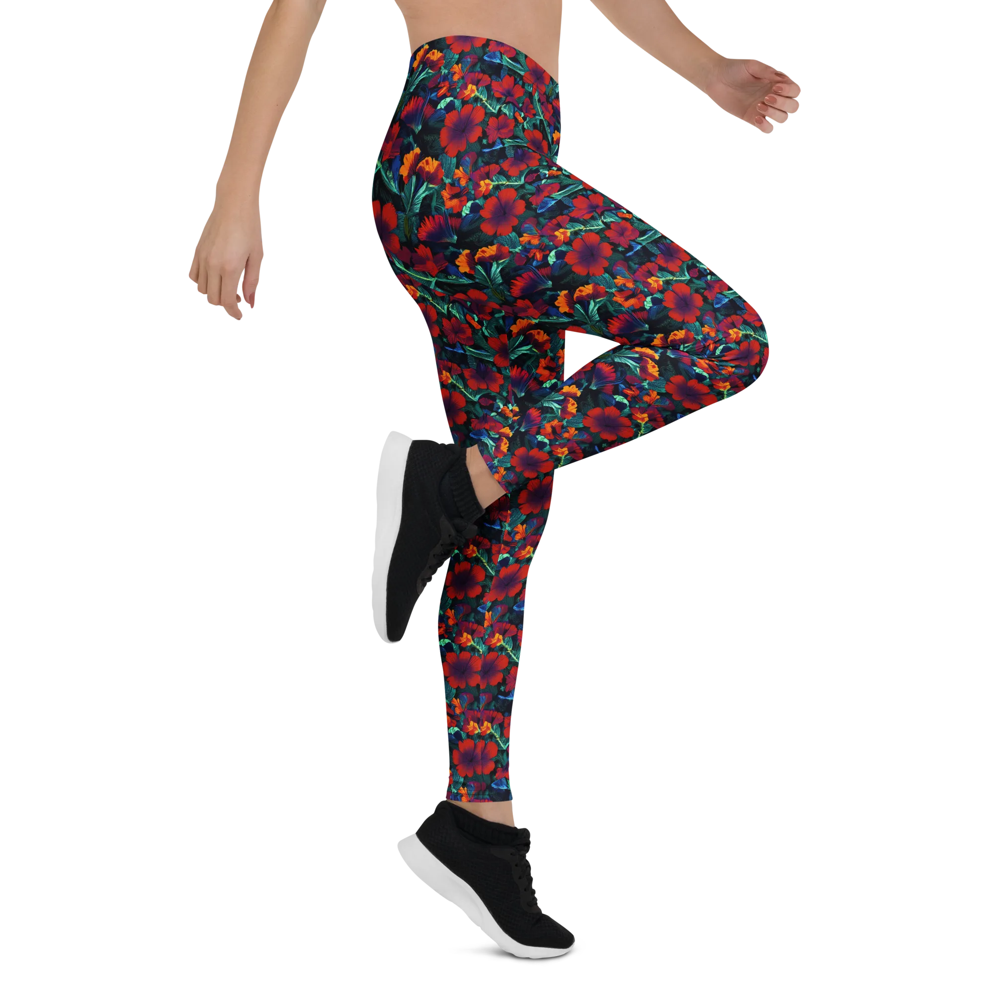 Crimson Jungle on Leggings — Print file