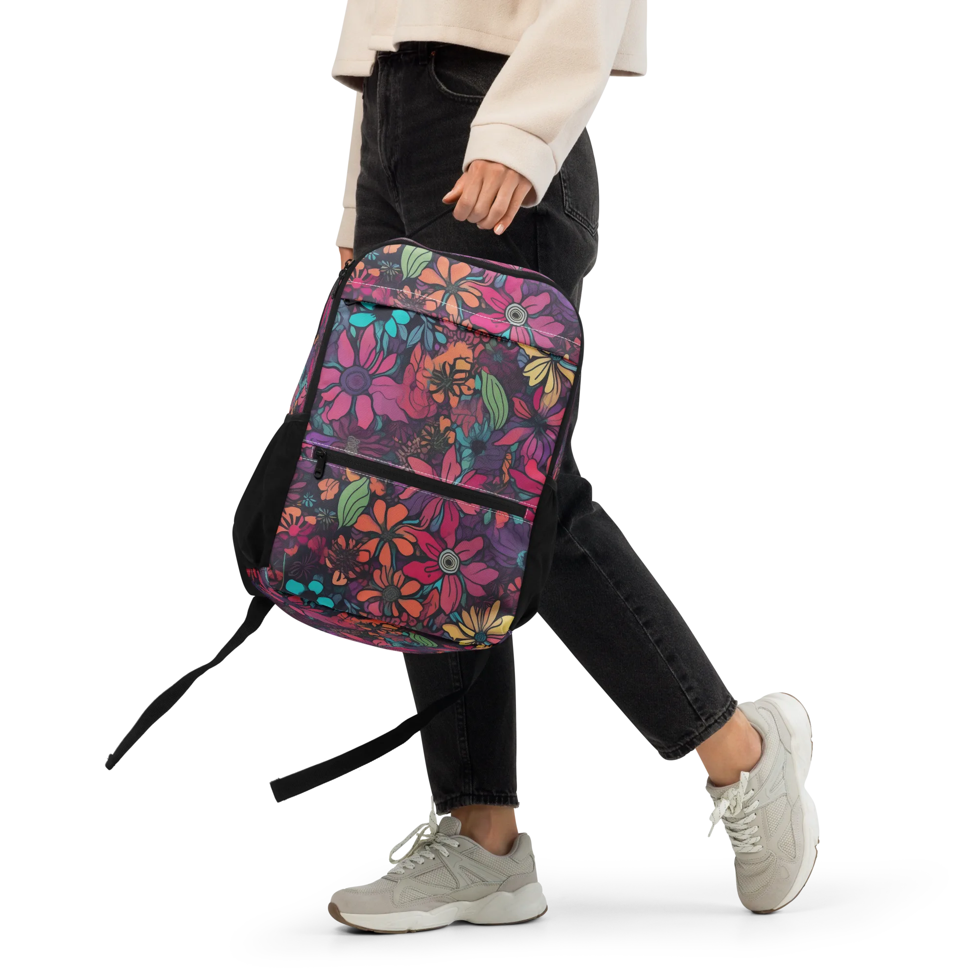 Neon Herbarium on Utility Backpack — Front 2