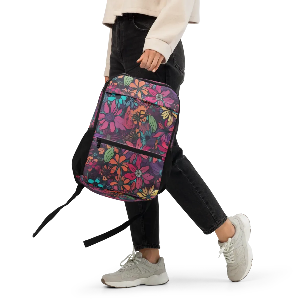 Neon Herbarium on Utility Backpack — Front 2