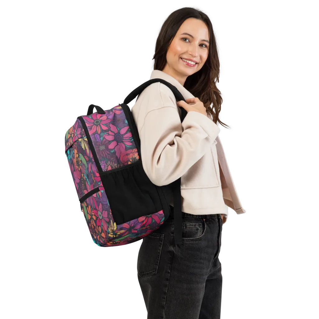 Neon Herbarium on Utility Backpack — Right