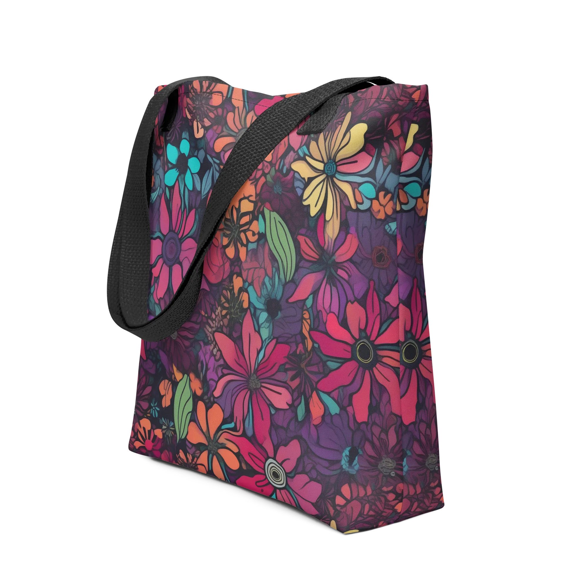 Neon Herbarium on Tote Bag — Print file