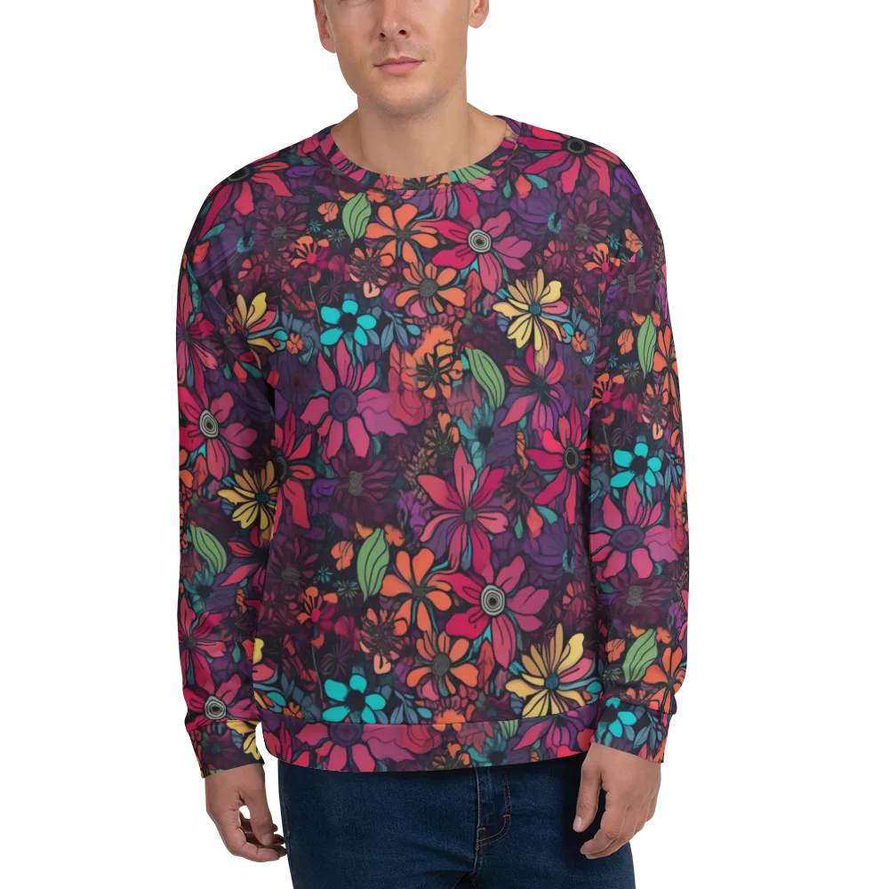Neon Herbarium on Sweatshirt — Front