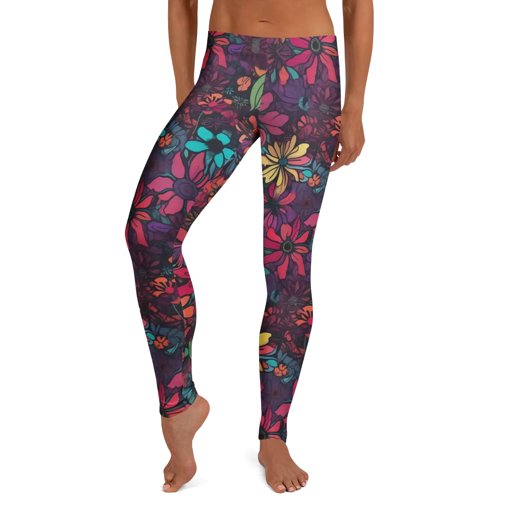 Neon Herbarium on Leggings — Print file