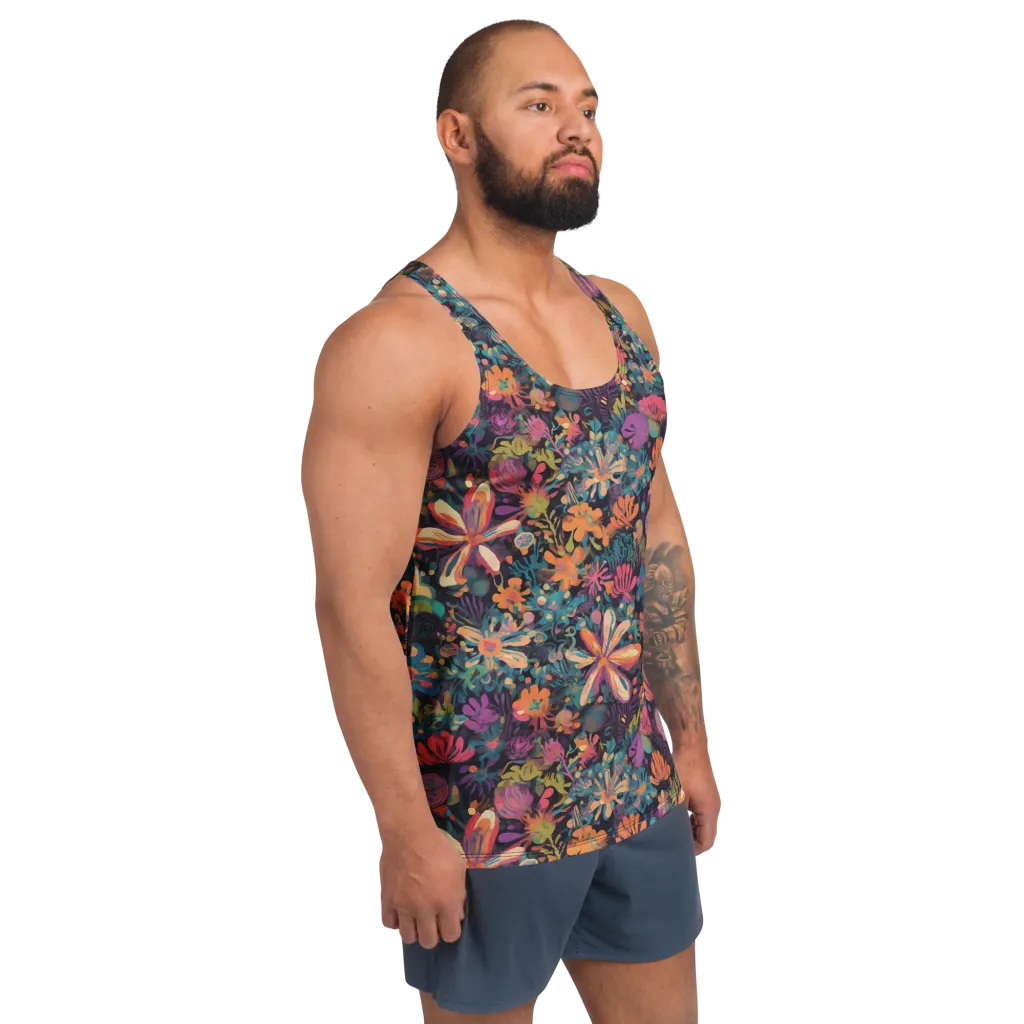 Electric Herbarium on Men's Tank Top — Front print