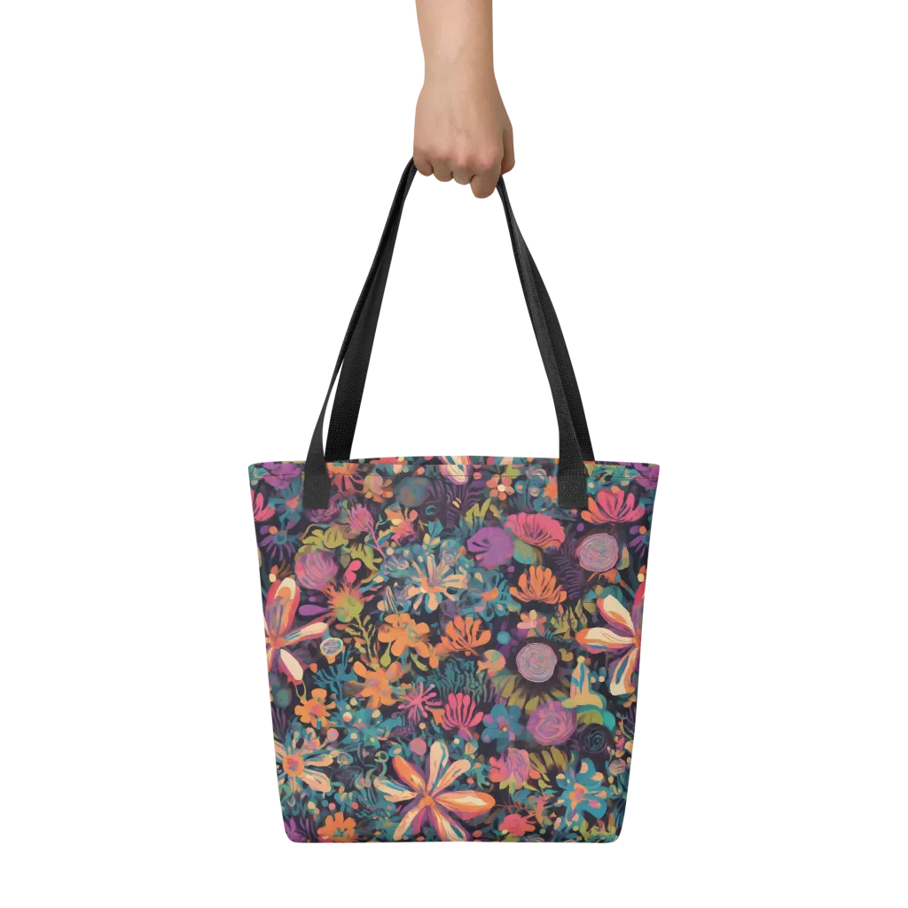 Electric Herbarium on Tote Bag — Print file
