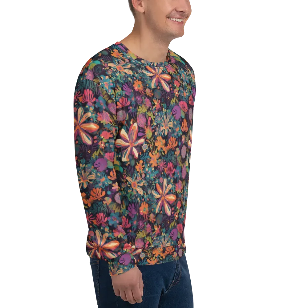 Electric Herbarium on Sweatshirt — Right Front