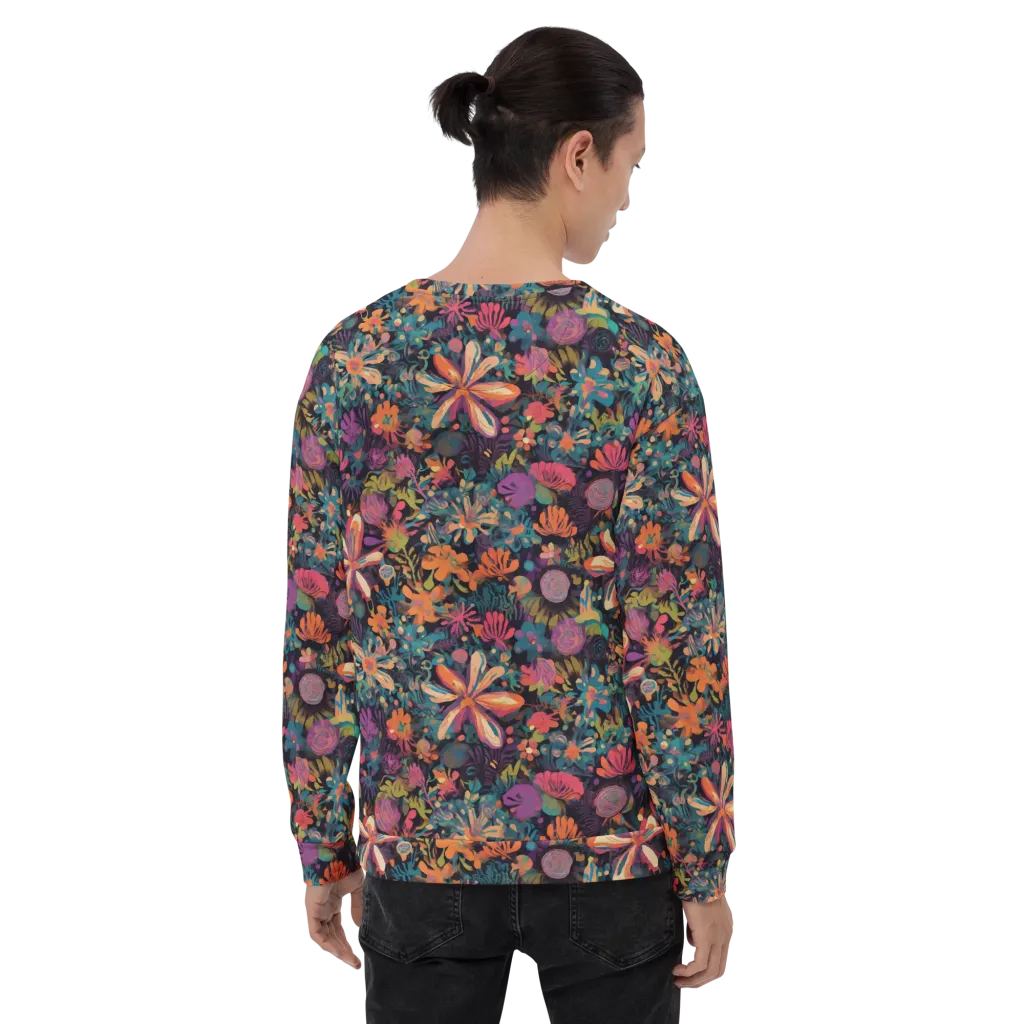 Electric Herbarium on Sweatshirt — Back print