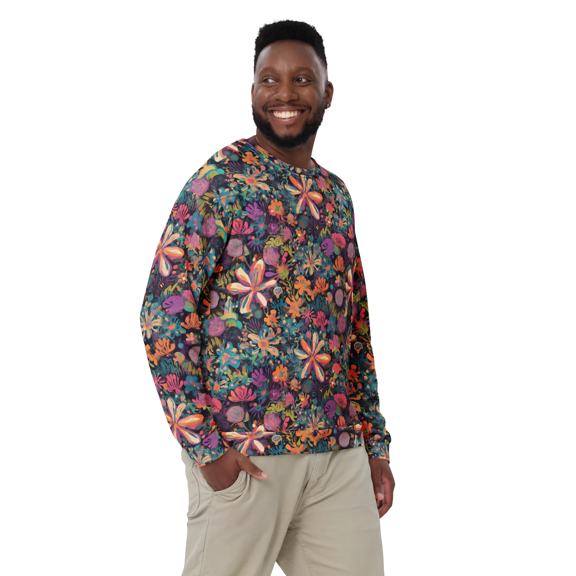 Electric Herbarium on Sweatshirt — Front print