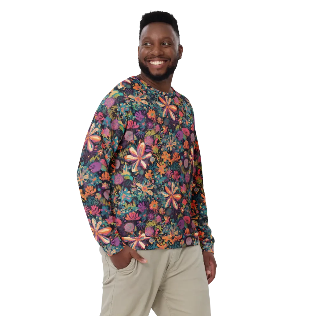 Electric Herbarium on Sweatshirt — Front print