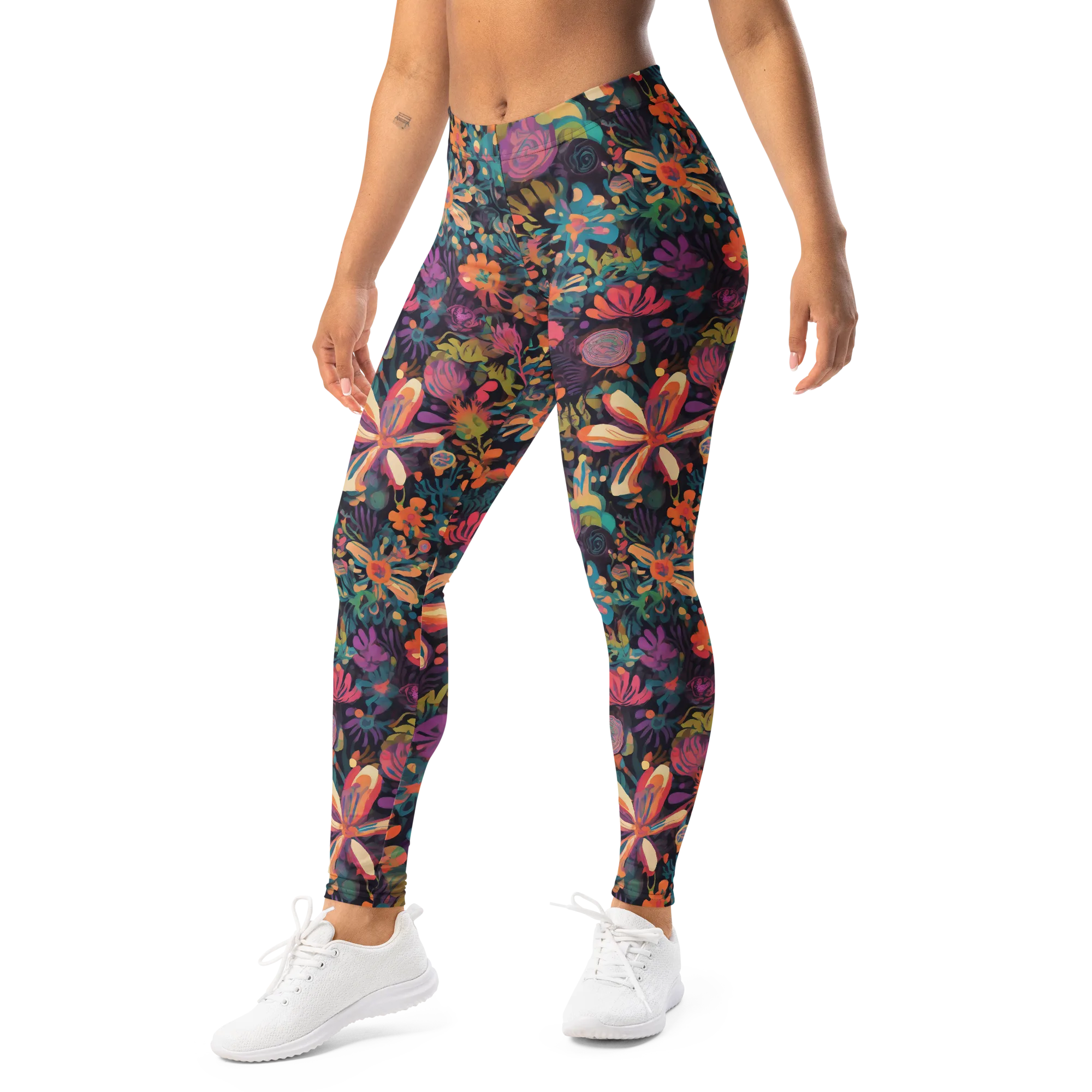 Electric Herbarium on Leggings — Print file