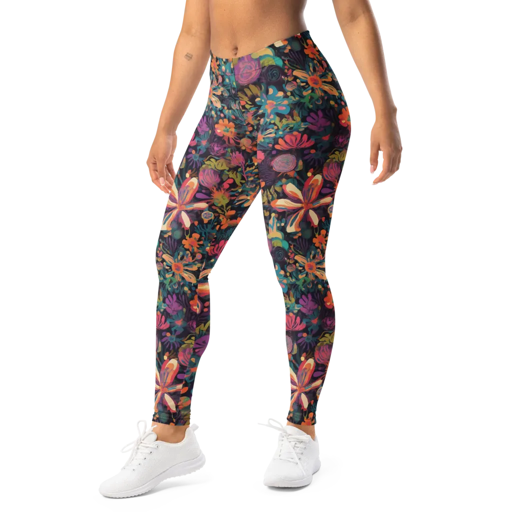 Electric Herbarium on Leggings — Print file