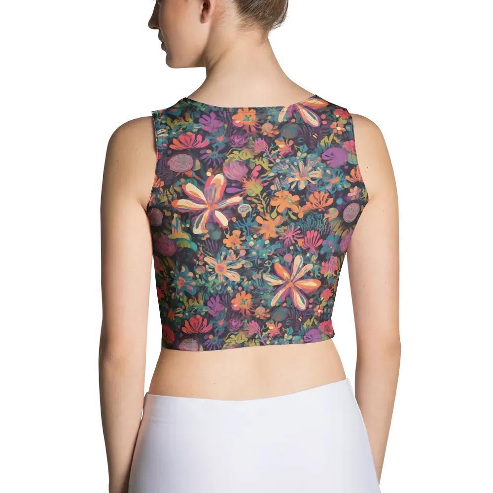 Electric Herbarium on Crop Top — Back