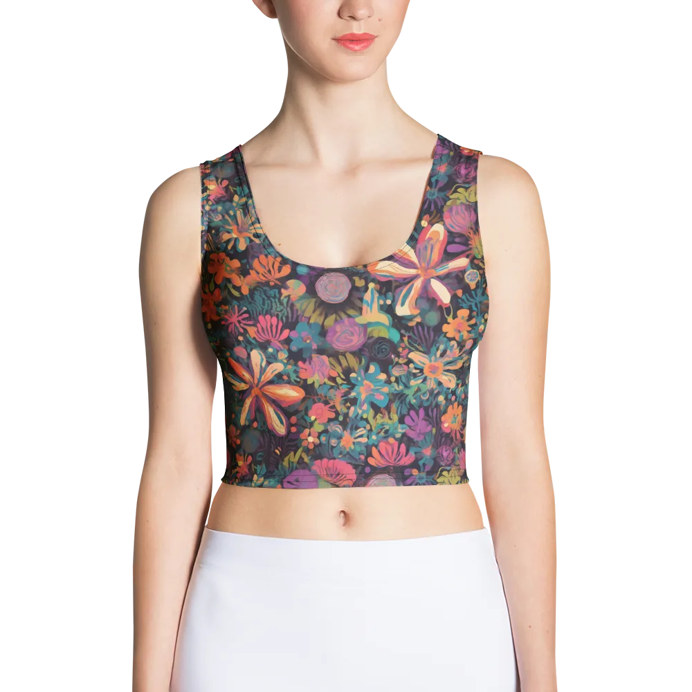 Electric Herbarium on Crop Top — Front