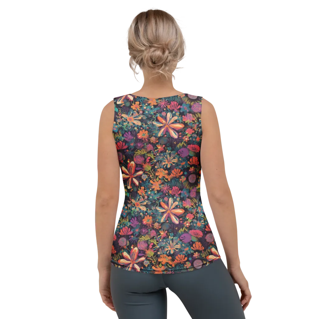 Electric Herbarium on Women's Tank Top — Back