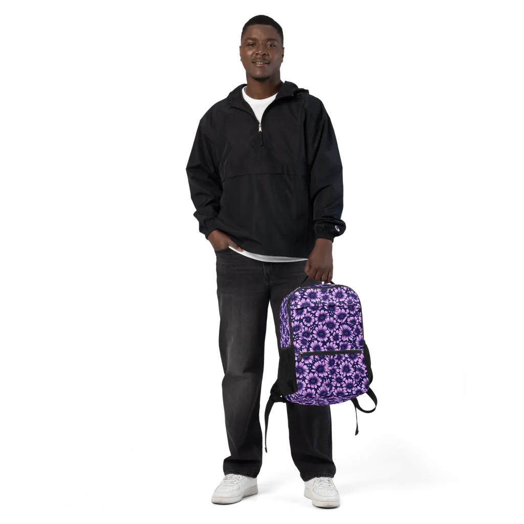 Violet Afterglow on Utility Backpack — Front