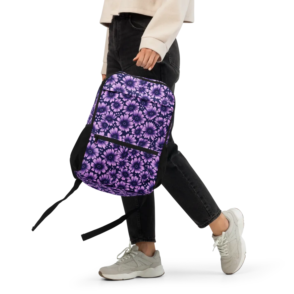Violet Afterglow on Utility Backpack — Front 2
