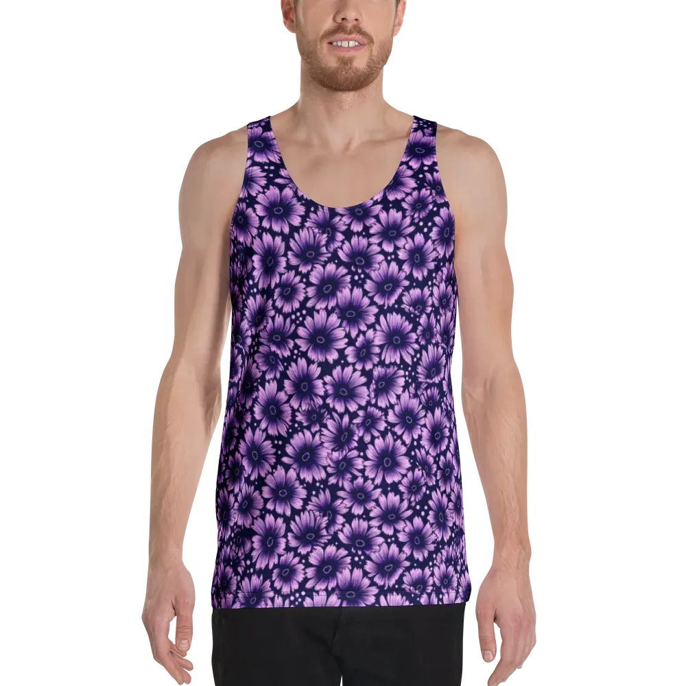Violet Afterglow on Men's Tank Top — Front