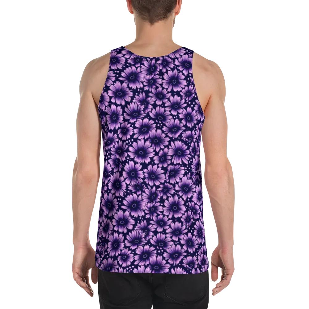 Violet Afterglow on Men's Tank Top — Back