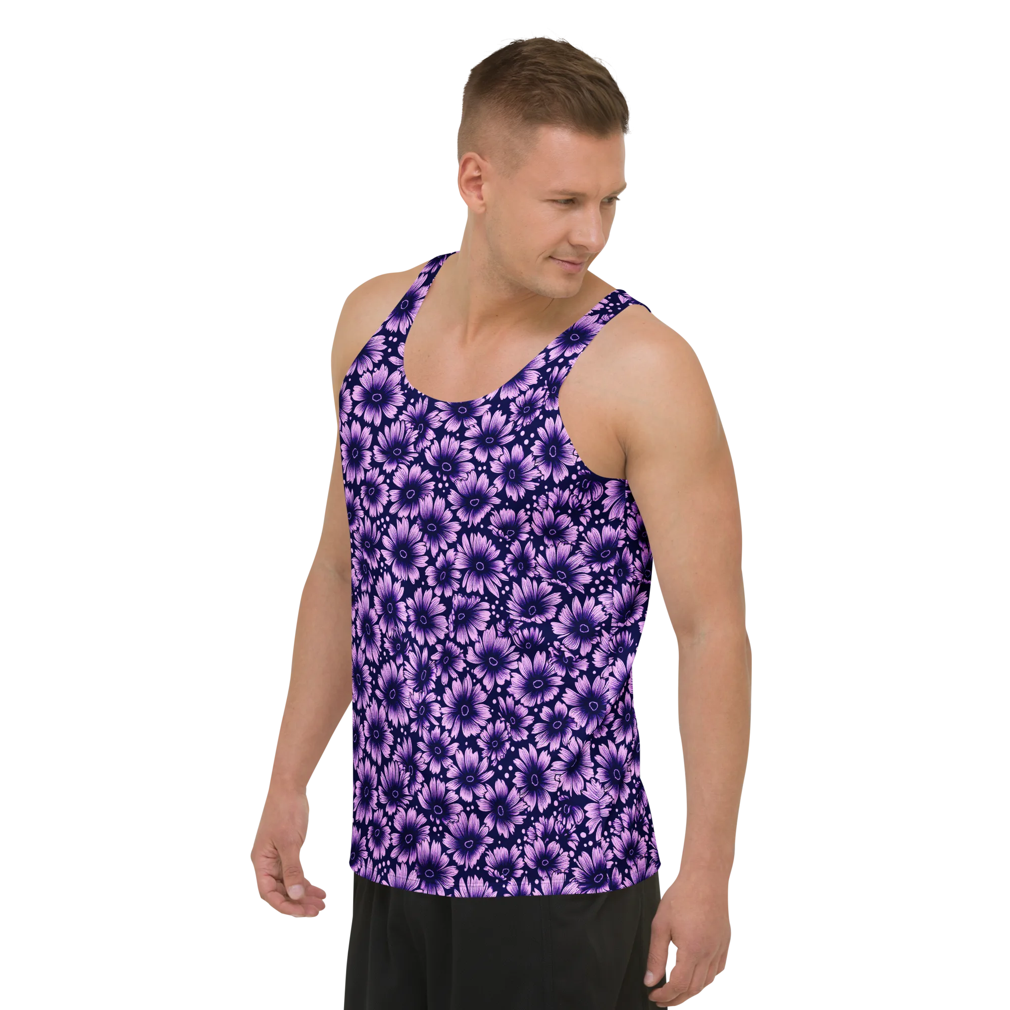 Violet Afterglow on Men's Tank Top — Front print