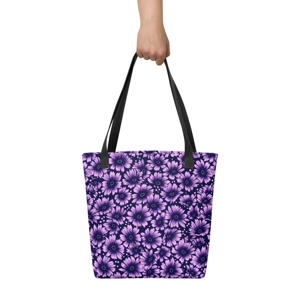 Violet Afterglow on Tote Bag — Print file
