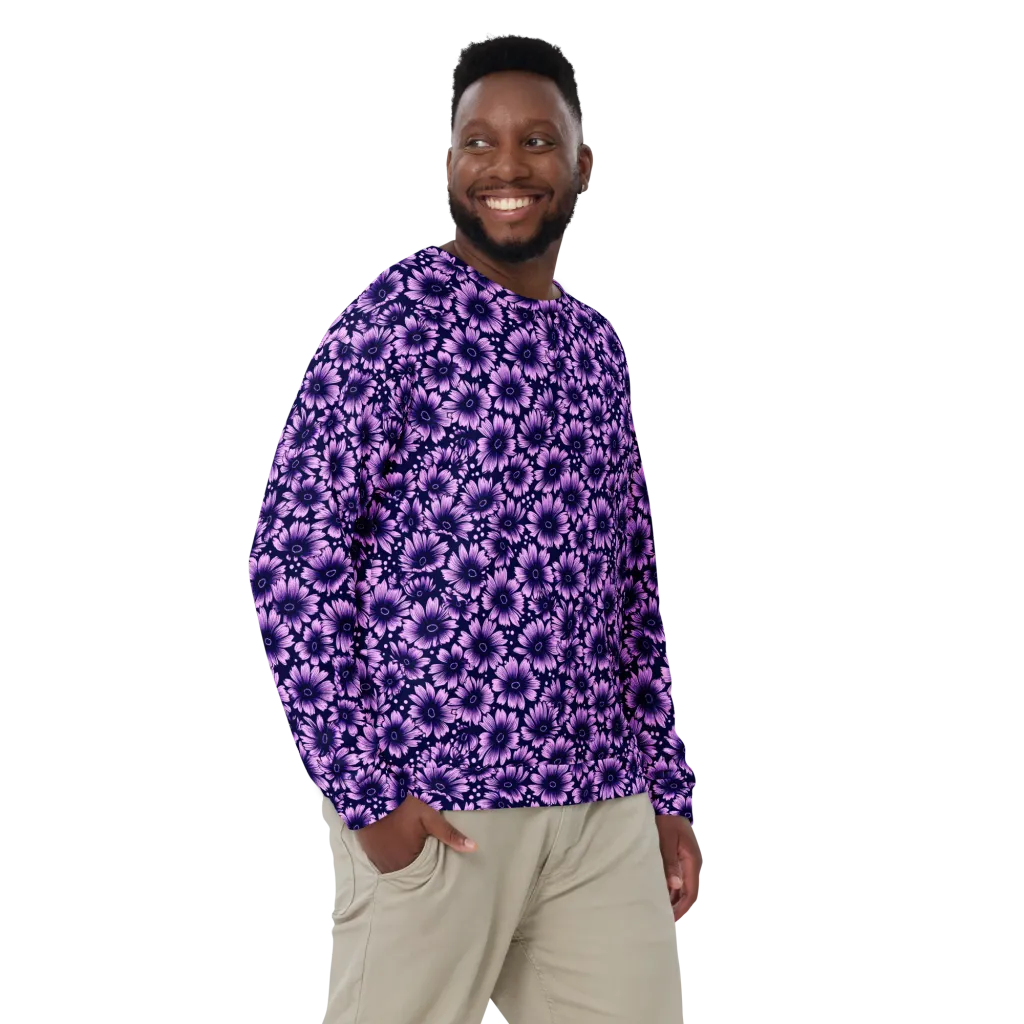 Violet Afterglow on Sweatshirt — Front print