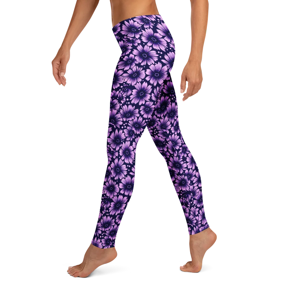 Violet Afterglow on Leggings — Left