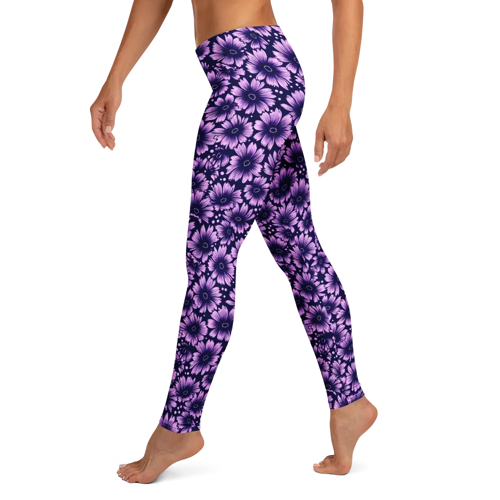 Violet Afterglow on Leggings — Left