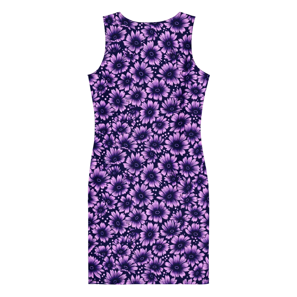 Violet Afterglow on Bodycon Dress — Print file