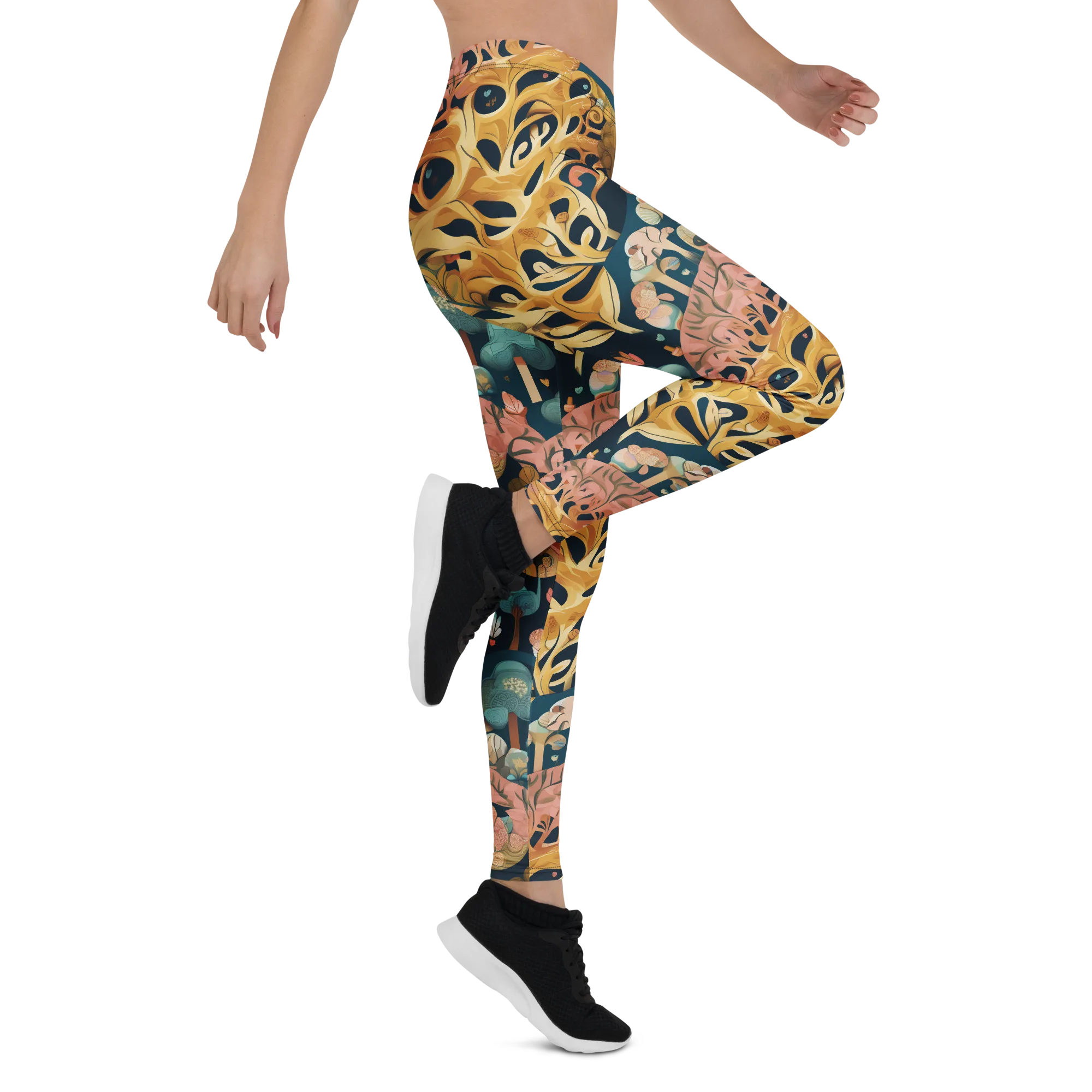 Midnight Mycelium on Leggings — Print file