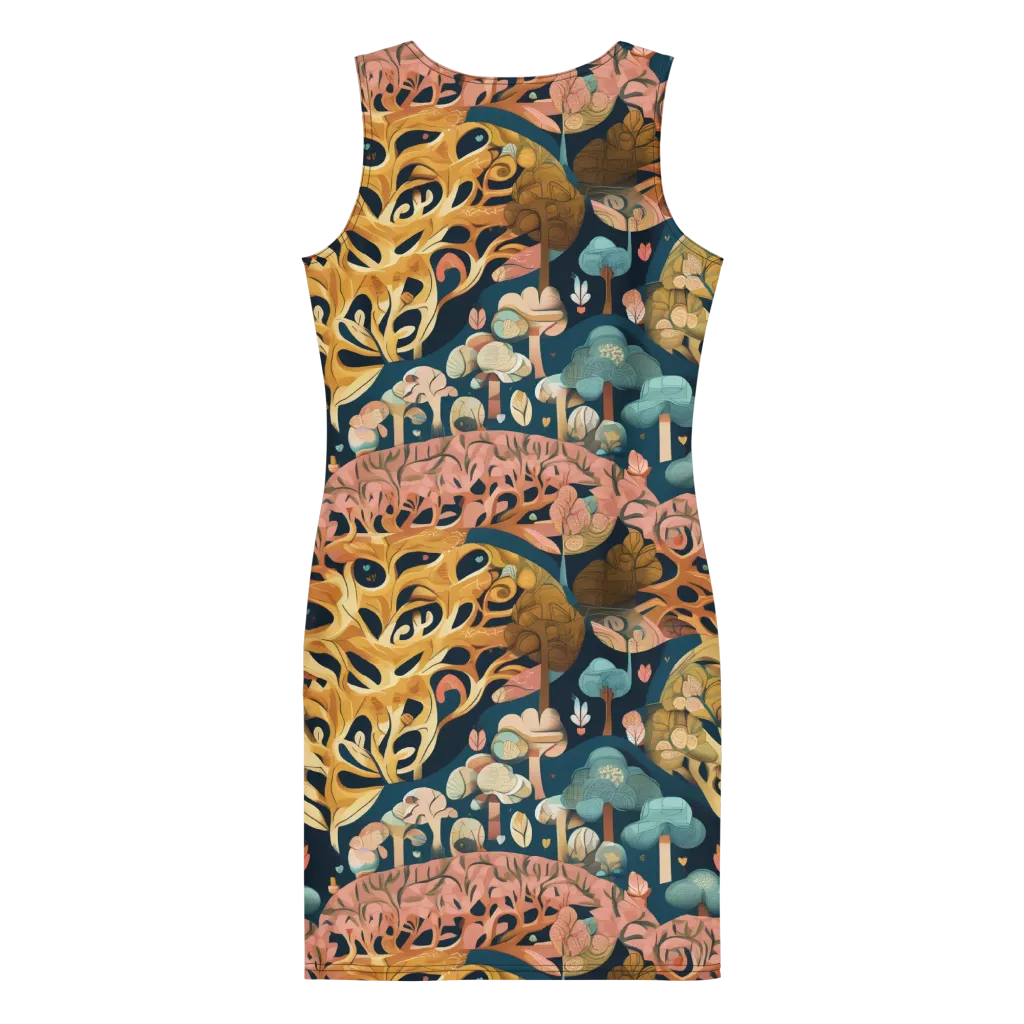 Midnight Mycelium on Bodycon Dress — Print file