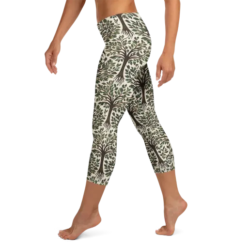 Tree of Life on a Capri Leggings