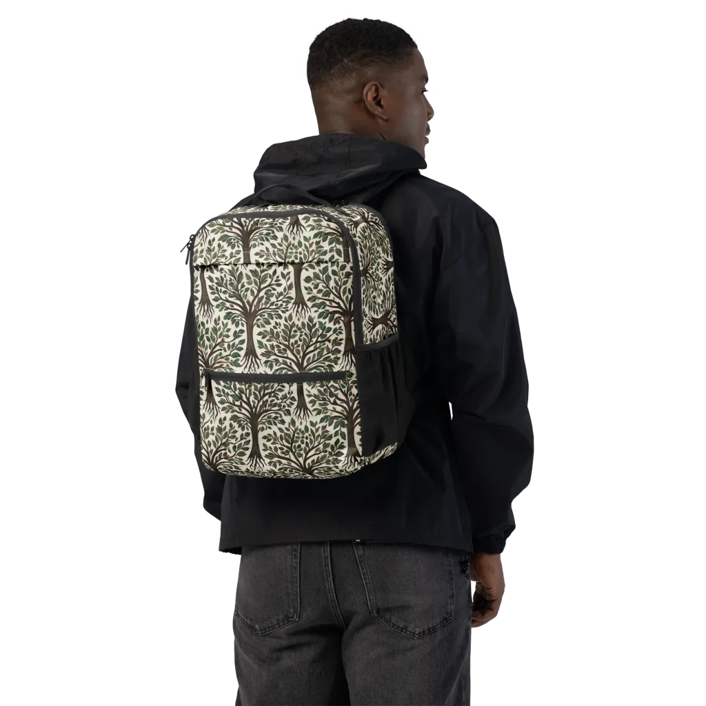 Tree of Life on Utility Backpack — Back