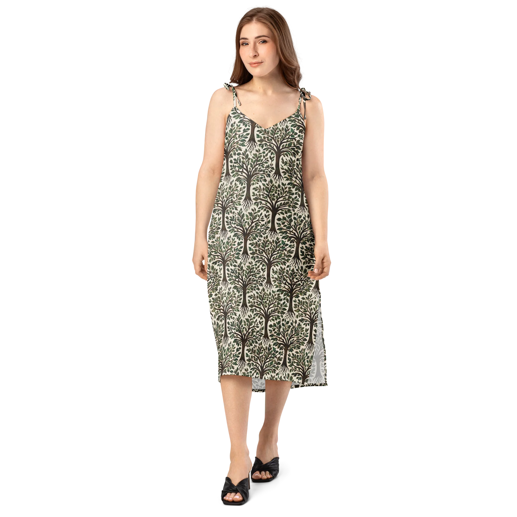 Tree of Life on Slip Dress — Front