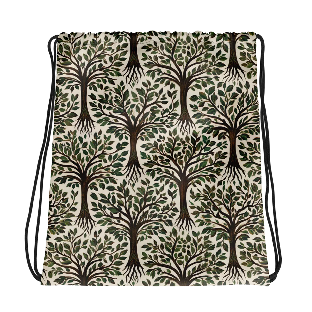 Tree of Life on Drawstring Bag — Mockup