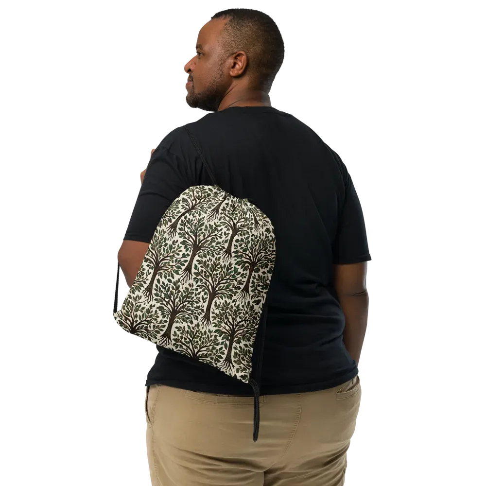 Tree of Life on Drawstring Bag — Print file