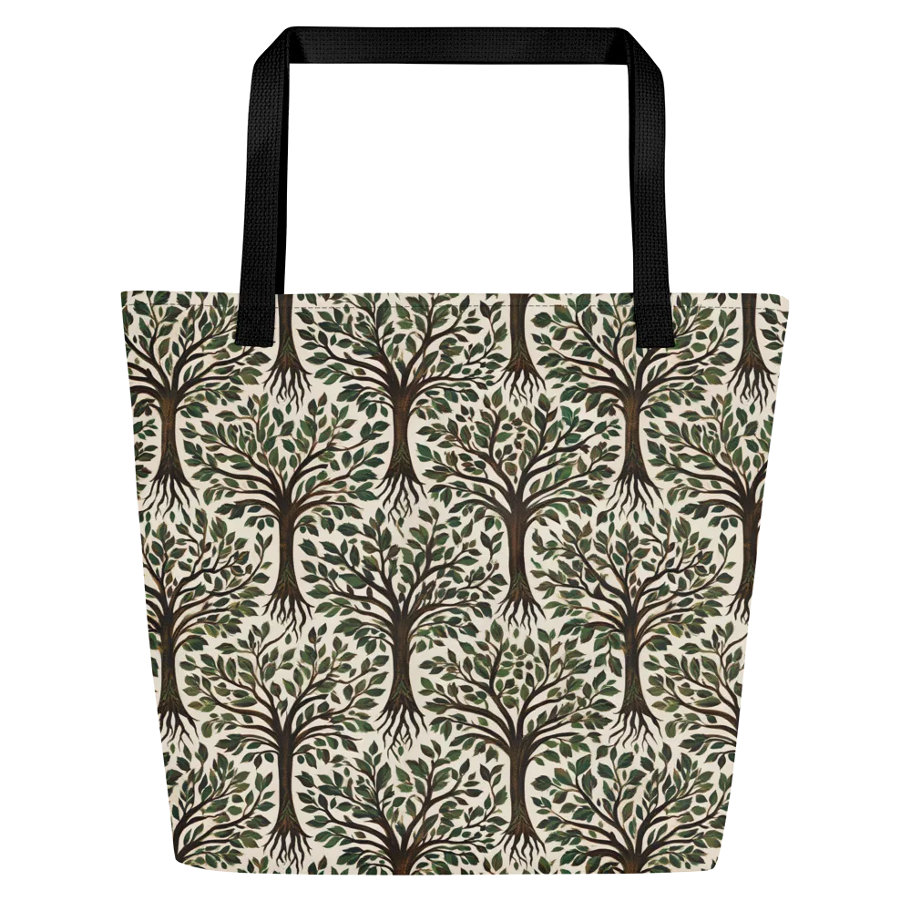 Tree of Life on Large Tote Bag W/ Pocket — Front