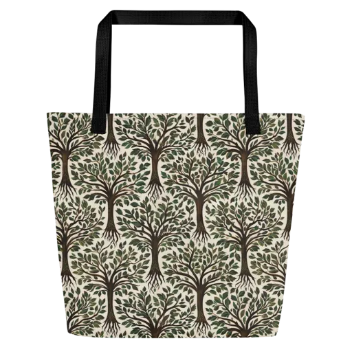 Tree of Life on a Large Tote Bag W/ Pocket