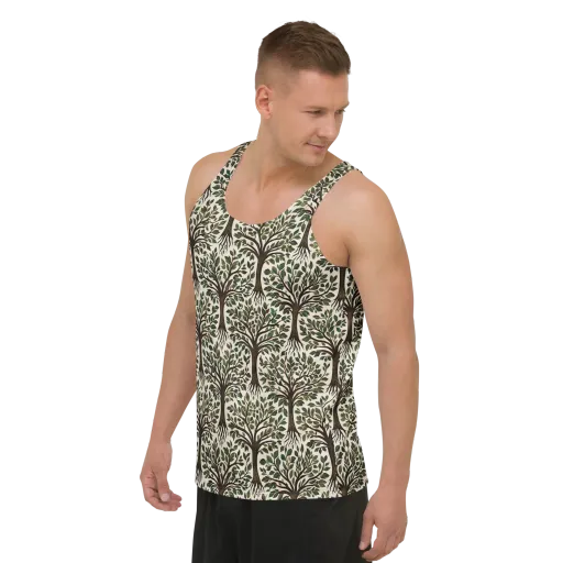 Tree of Life on a Men's Tank Top