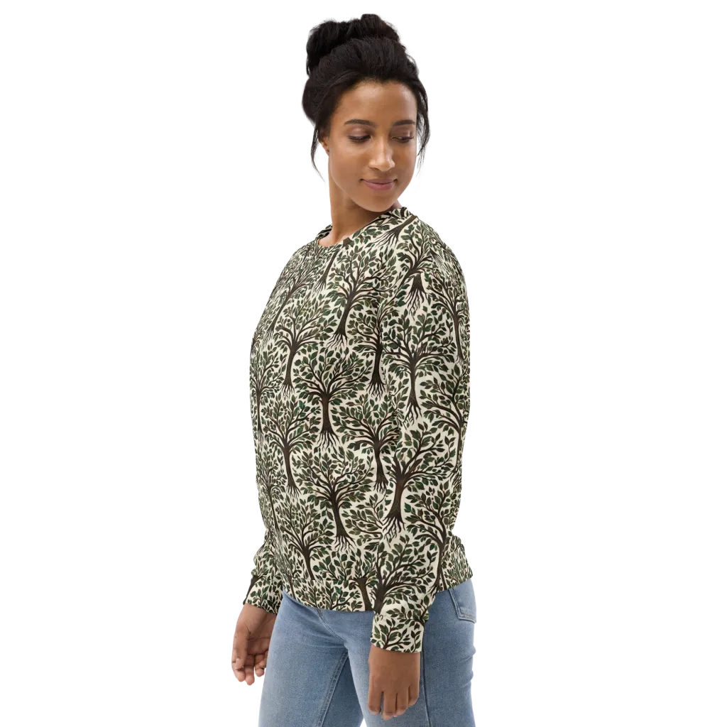 Tree of Life on Sweatshirt — Left sleeve