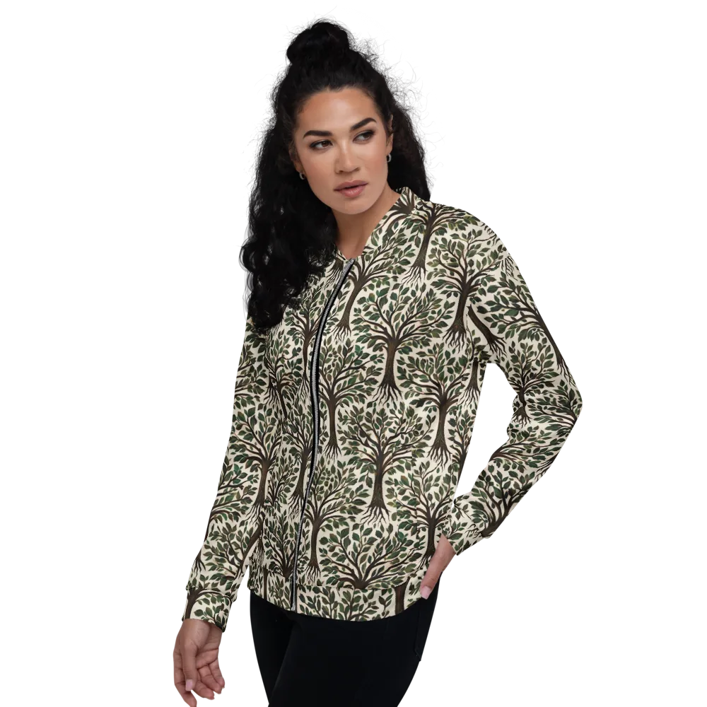 Tree of Life on Bomber Jacket — Back print