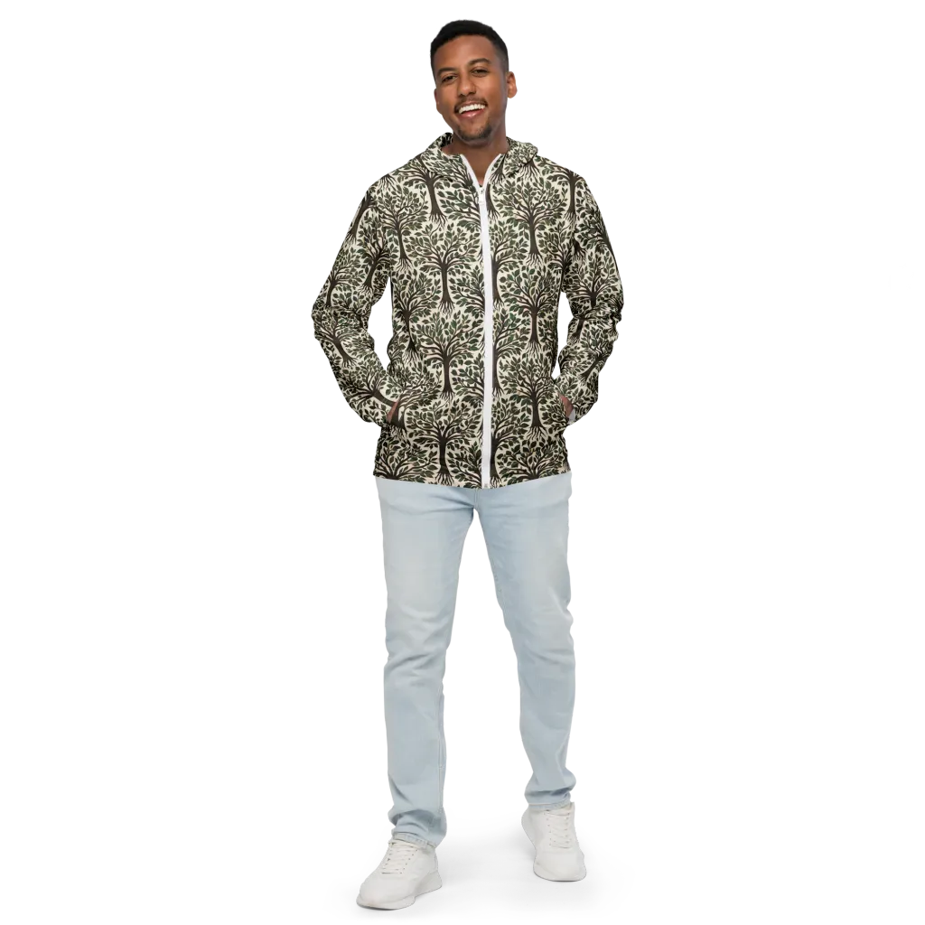 Tree of Life on Men's Windbreaker — Front