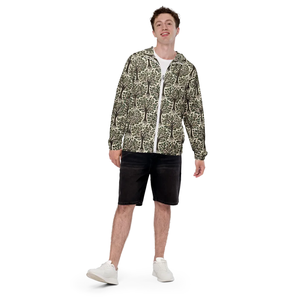 Tree of Life on Men's Windbreaker — Front print