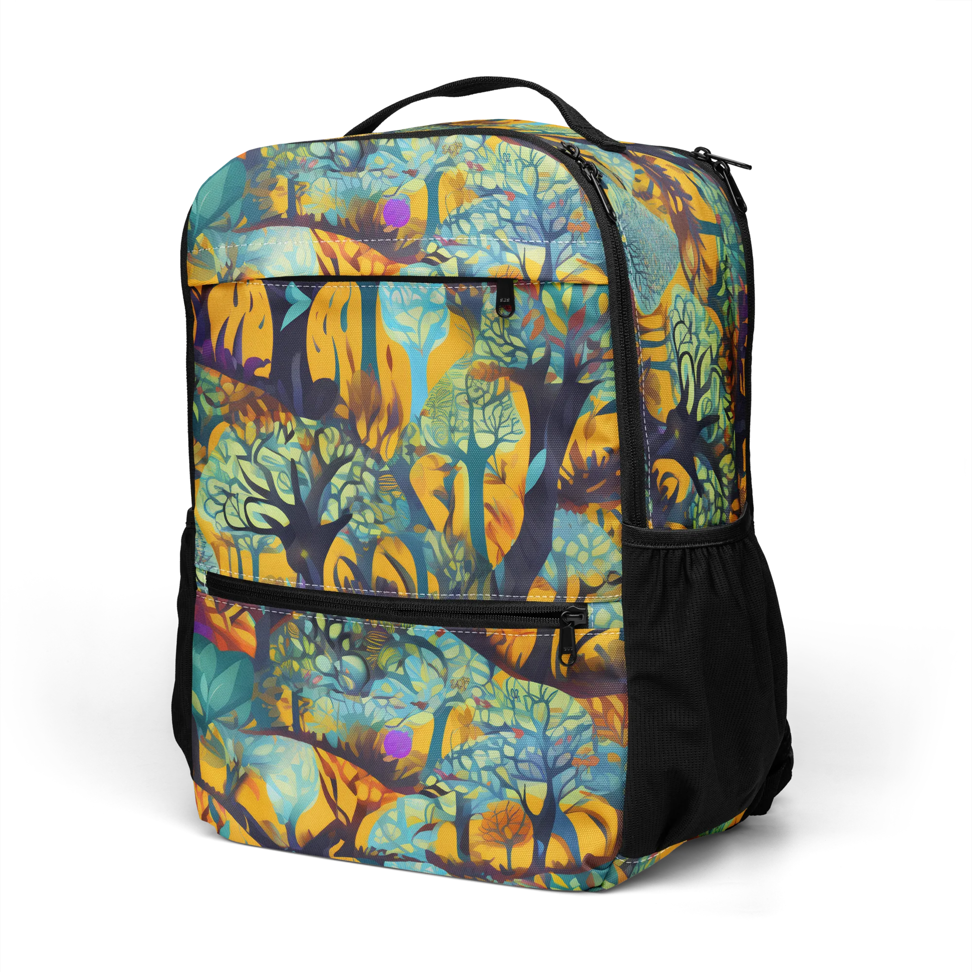 Saffron Canopy on Utility Backpack — Top print