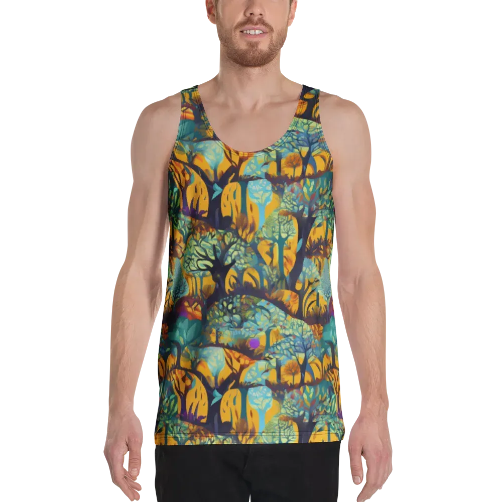 Saffron Canopy on Men's Tank Top — Front